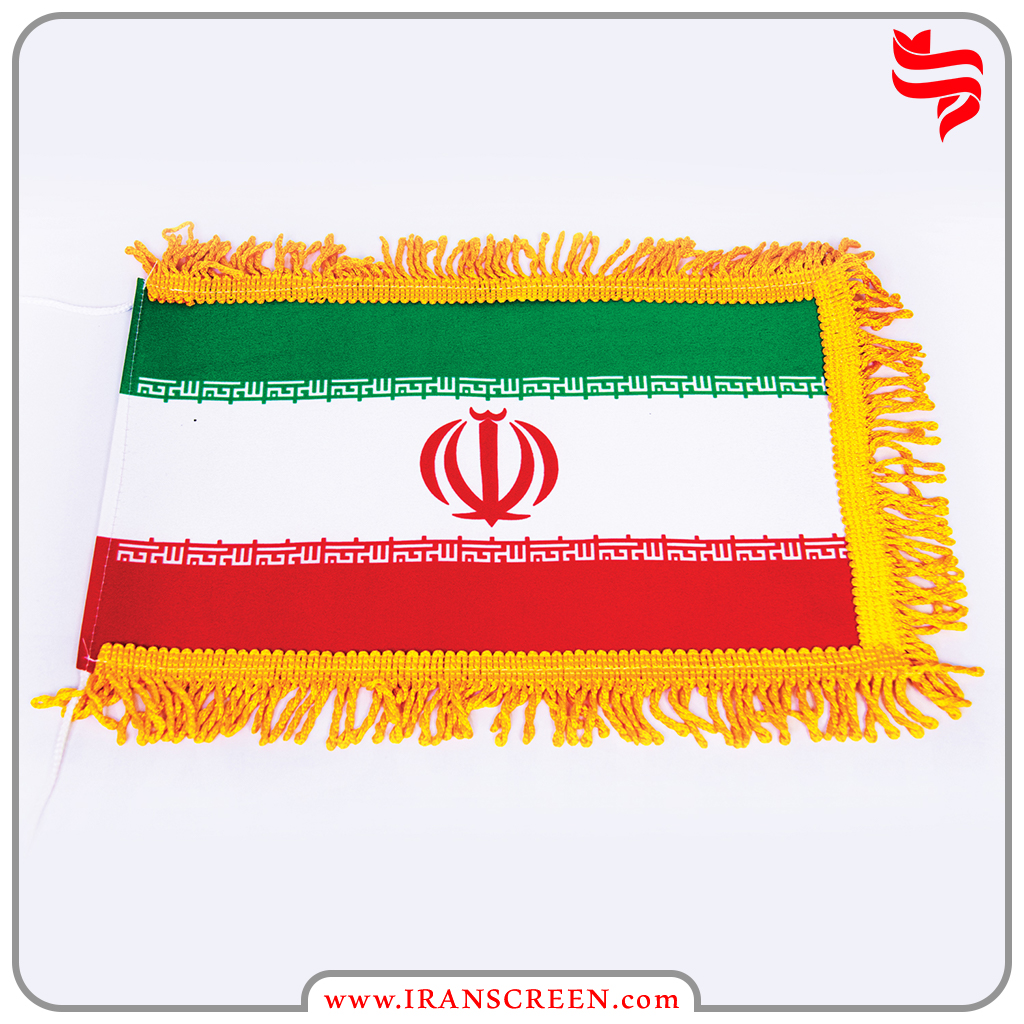 پرچم رومیزی ایران (پارچه مخمل)