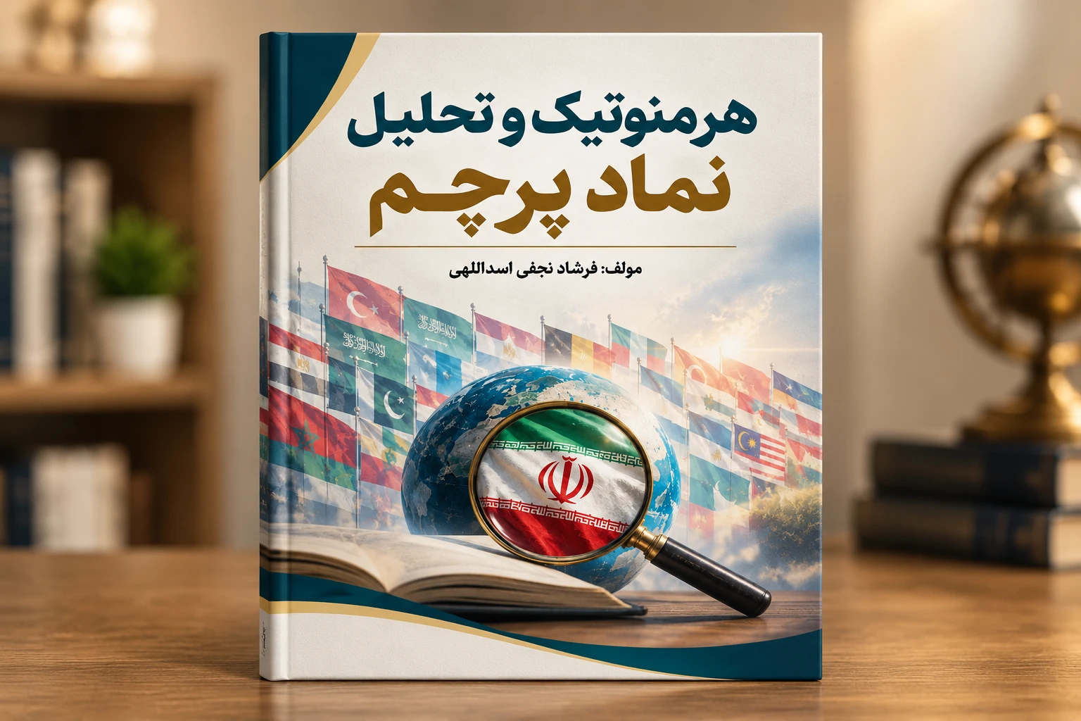 مؤلف: دکتر فرشاد نجفی اسداللهی توضیحات سایت: کتاب «هرمنوتیک و تحلیل نماد پرچم» به کوشش دکتر فرشاد نجفی اسداللهی، با بهره‌گیری از اصول فلسفی و روش‌شناختی هرمنوتیک، به واکاوی لایه‌های معنایی، دلالت‌های پنهان و پیام‌های بنیادین نهفته در نماد پرچم‌ها می‌پردازد.