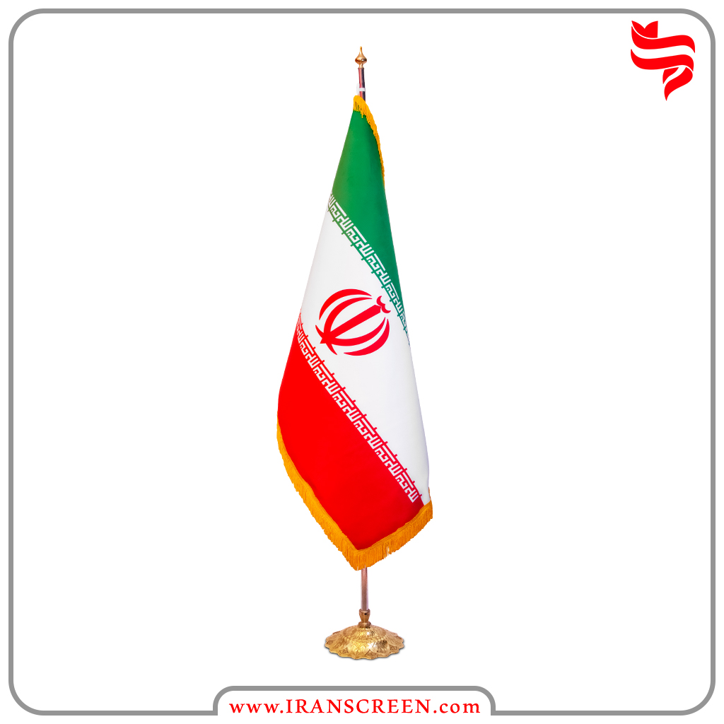 پرچم تشریفات مخمل ایران - ایران اسکرین - ایران پرچم